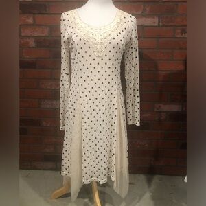 Size large A Reve cream lined dress